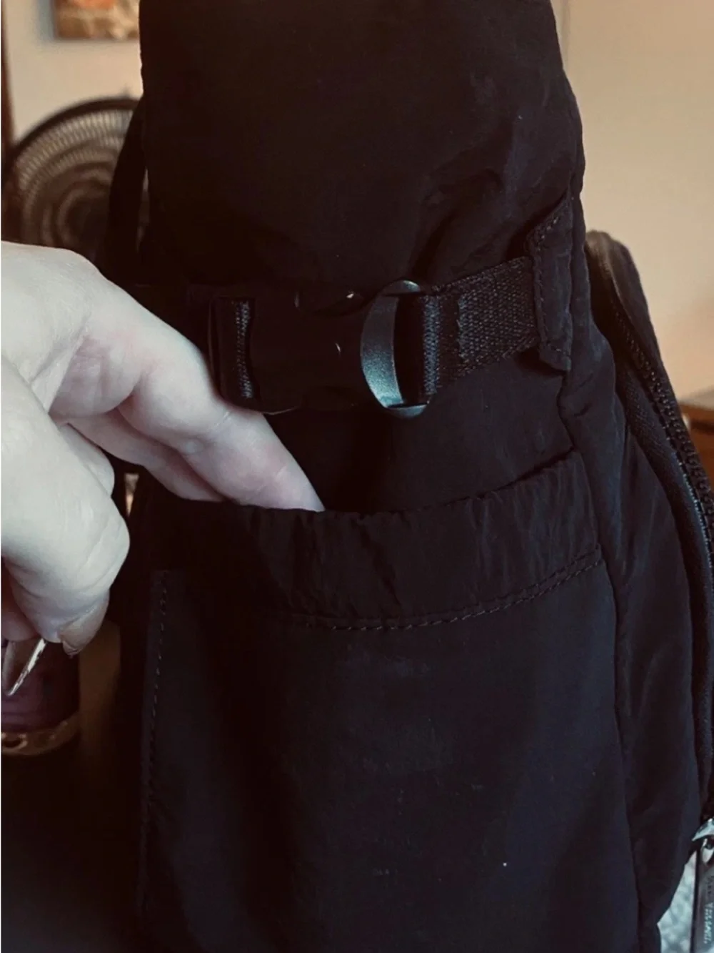 Isaac Mizrahi Black Bag Tote Purse Insulated Travel Boho Medium  Baby Diaper
